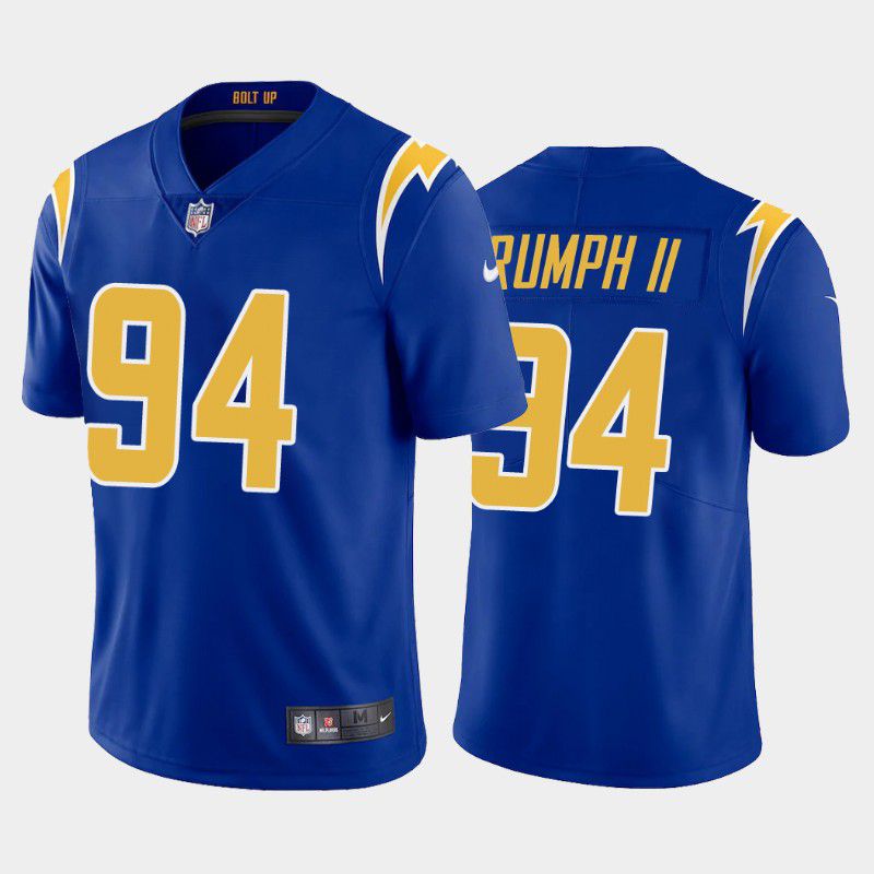 Men Los Angeles Chargers 94 Chris Rumph II Nike Royal Limited NFL Jersey